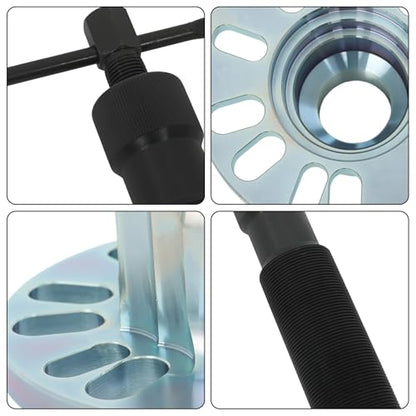 Hydraulic Wheel Hub Puller Kit 10 Ton Hydraulic Drive Press Shaft Puller for 4 and 5 Stud Hubs Bolt