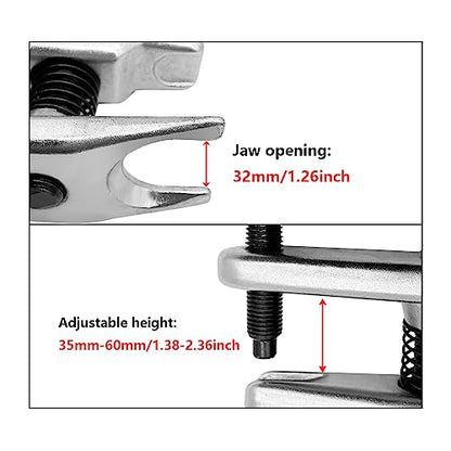 32mm Ball Joint Separator Tie Rod End Removal Tool for Audi Benz Honda Volvo Hyundai Etc
