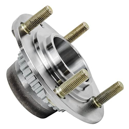 Detroit Axle - Rear 2pc Wheel Bearing Hubs for Hyundai 1995-1996 Accent, 2 Wheel Bearing and Hubs Assembly Replacement - style: 512027 x2/Pair