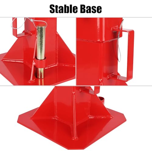 22 Ton (44,000 Lbs) Heavy Duty Pin Type Jack Stands, Professional Car Jack Stands with Locking Pin, Adjustable Height 11-18" Fit for Supporting Trucks, Cars, SUVs and Most Auto Repair, 1 Pair