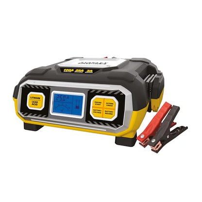 Stanley BC100BF 100 Amp Battery Charger for Vehicles | For Lead Acid & Lithium Batteries - size: 100 Amp