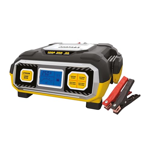 Stanley BC100BF 100 Amp Battery Charger for Vehicles | For Lead Acid & Lithium Batteries - size: 100 Amp