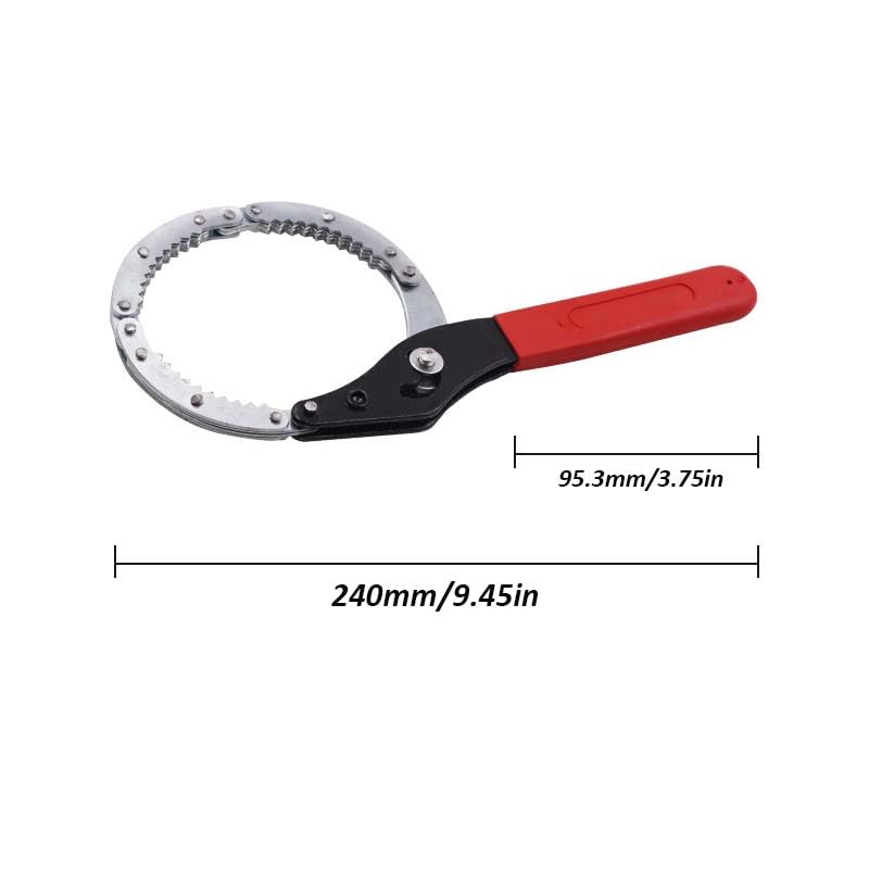 Oil Filter Pliers Adjustable Oil Filter Wrench Automotive Oil Filter Removal Tool for Cars Engine Oil Filter Replacement Synthetic Oil Changes 5W-30 0W-20 Full Synthetic Motor Oil Maintenance