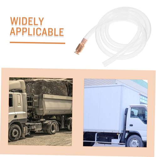 Happyyami Manual Siphon Pump Hose for Fuel Transfer Hose Kit for Cars Trucks and Liquids for Auto Mechanics and Home Use