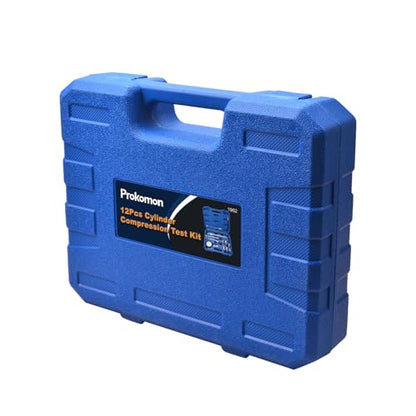 Petrol Gasoline Engine Compression Tester Kit; 300 Psi Engine Cylinder Compression Tester with M10 M12 M14 M16 M18