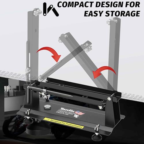 Motorcycle Wheel Balance Stand, Heavy-Duty Single-Axle Wheel Balancing Tool for Static & Dynamic Tire Alignment, Balancer for Sport and Dirt Bike Wheels (Heavy-Duty Version) - style: Heavy-Duty Version