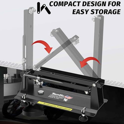 Motorcycle Wheel Balance Stand, Heavy-Duty Single-Axle Wheel Balancing Tool for Static & Dynamic Tire Alignment, Balancer for Sport and Dirt Bike Wheels (Heavy-Duty Version) - style: Heavy-Duty Version
