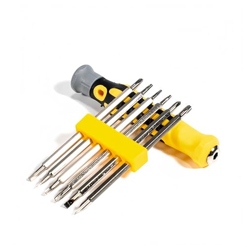 6-in-1 Multi-bit Screwdriver Set Tool All in One, Portable Multi-Purpose Screwdriver, Philips/Torx