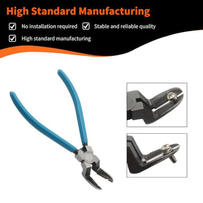 Mutipurpose Diagonal Cutting Pliers, Wire Flush Cutters Stripper | Car Trim Panel Clip Cutter Puller Fastener Rivets Removal tool