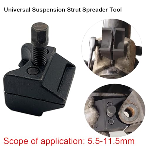 Universal Suspension Strut Spreader Tool Suspension Strut Split Hub Steering Knuckle Spreader Tool Dual-End Strut Removal & Lower Ball Joint Separator Compatible with Ford Volkswagen Peugeot Audi BMW