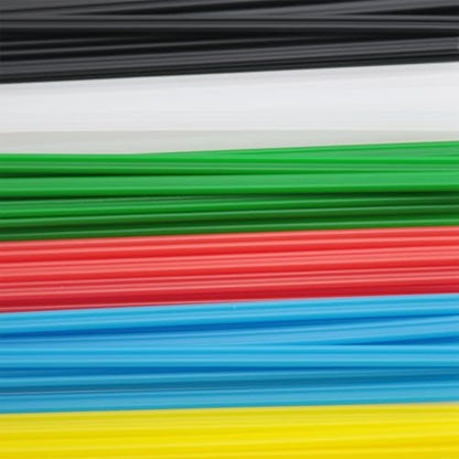 DGZZI 60PCS Plastic Welding Repair Rod Set 7.8 inches/20cm 6 Colours Universal Flat Welding Kit For Automotive Bumper Repair Boat Hull Components Kayaks