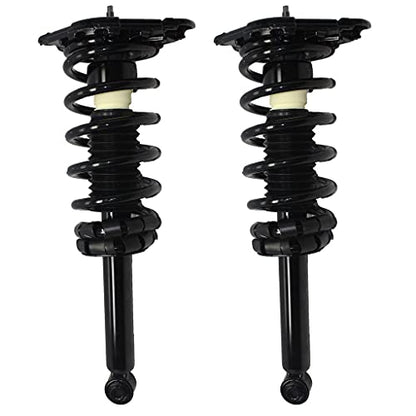 Detroit Axle - Rear Struts for 2000-2006 Nissan Sentra 2 Complete Struts w/Coil Spring 2001 2002 2003 2004 2005 Replacement Suspension - size: 171312 x2/PAIR
