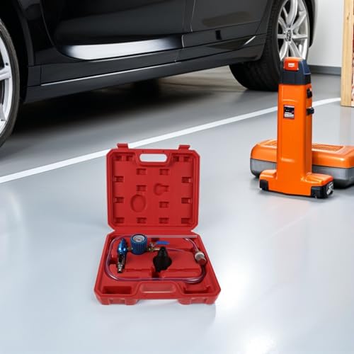 Cabilock Car Radiator Refill Tool Kit, Spill Proof Auto Coolant Filling Vacuum Tool, Cooling System Refill Set for Automotive Repair and Maintenance