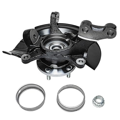 Detroit Axle - 2.4L 4pc Steering Knuckles Kit for 2004 2005 2006 Toyota Camry, 2 Front Steering Knuckles & Wheel Bearing Hubs 2 Rear Wheel Bearing Hubs [Vehicle Built in USA, 4-Wheel ABS] Replacement - size: 4UW48659/Kit