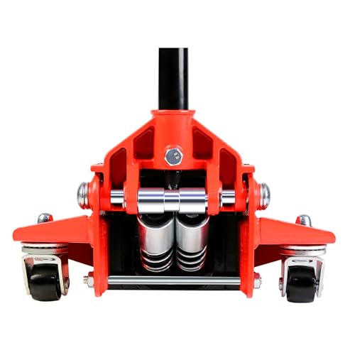 3 Ton Low Profile Floor Jack Hydraulic Jack Heavy Duty Steel Floor Jack with Dual Piston Quick Lift Pump 3 Ton (6000 lb) Capacity Lift Range 3.3"-19.7" Red - color: Red 3.0T Dual Pump 3.3"-19.7"
