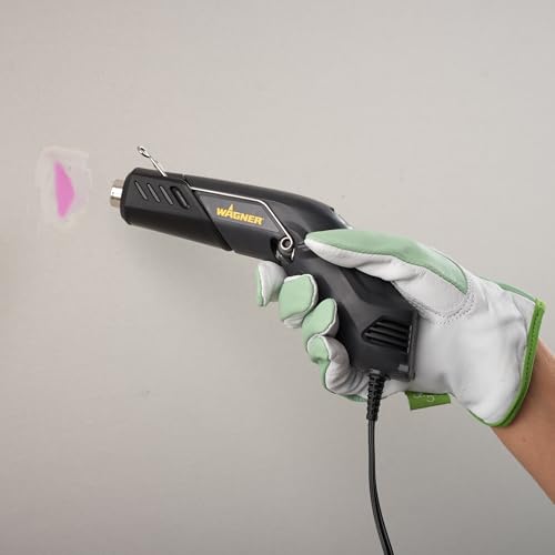 Wagner Spraytech 0503038 HT400 Heat Gun, Dual Temperature Hot Air Tool 680 and 450 Degrees, Shrink Tubing, Embossing, Craft Projects, Sticker Removal Heat Gun - size: HT400