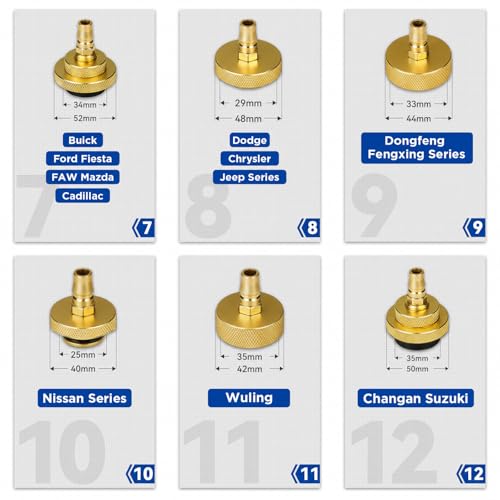 20PCS Brake Bleeder Kit, Aluminum Master Cylinder Bleeding Kit Tool | 4PCS Quick Connector for Honda, Toyota and Most Vehicles