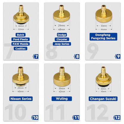 20PCS Brake Bleeder Kit, Aluminum Master Cylinder Bleeding Kit Tool | 4PCS Quick Connector for Honda, Toyota and Most Vehicles