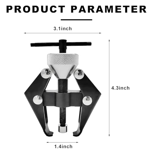Battery Terminal and Wiper Arm Puller, Heavy-Duty Auto Windshield Wiper Arm Bearing Remover, Adjustable Battery Terminal Puller Repair Tool Universal for Most Cars Trucks