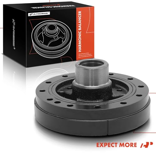 A-Premium Engine Harmonic Balancer Crankshaft Pulley Compatible with Chevrolet Silverado 1500, Express 2500, Blazer & GMC Sierra 1500, Safari & Isuzu Hombre & Oldsmobile & Workhorse, OHV V6 4.3L