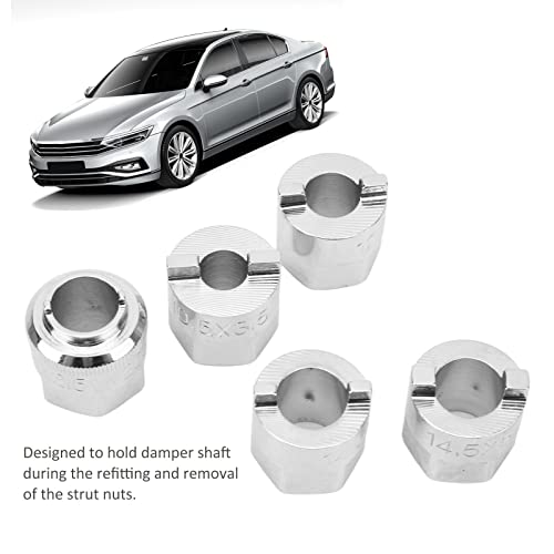 5 Pcs Strut Nut Socket Tool, Front Suspension Shock Absorber Strut Nut Removal Socket Tool Kit, Includes 5 Different Sizes, Fit for Me ceds C Class W203 W209 C L K