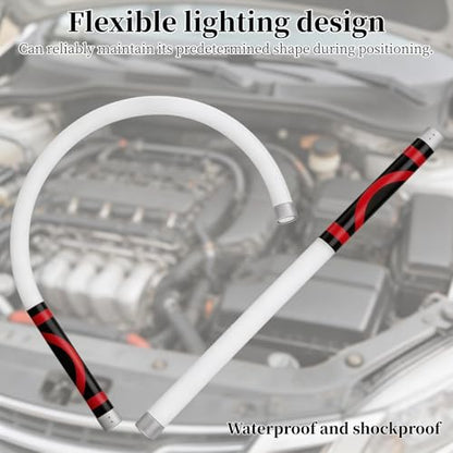 27" Bendable LED Flashlight Stick, 2026 New Rechargeable Flexible Work Light, 3 Brightness Levels Hands-Free, Portable USB-C Lighting for Car Repair, Mechanical Inspection, Tight Spaces