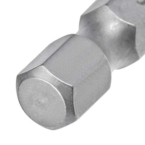 uxcell 10 Pcs T6 Magnetic Torx Screwdriver Bits, 1/4 Inch Hex Shank 3.94-inch Length S2 Security Tamper Proof Screw Driver Kit Tools - size: T6