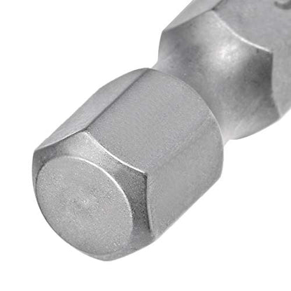 uxcell 10 Pcs T6 Magnetic Torx Screwdriver Bits, 1/4 Inch Hex Shank 3.94-inch Length S2 Security Tamper Proof Screw Driver Kit Tools - size: T6