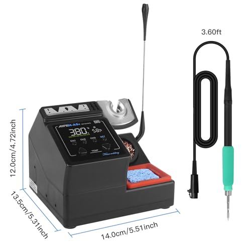A9E Soldering Station 160W High Power Digital Display Solder Station Soldering Iron with 3pcs 210 Soldering Tips