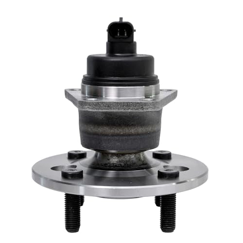 Detroit Axle - Rear Wheel Bearing Hub for Saturn 1991-2002 SC SC1 SC2 SL SL1 SL2 SW1 SW2 [with 4-Wheel ABS] Wheel Hub Bearing Assembly Replacement 2001 2000 1999 1998 1997 1996 1995 1994 1993 1992 - size: 512002/Single
