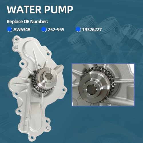 Timing Chain Kit with Water Pump & Camshaft Holding Tool with Timing Alignment Holder Tool Kit For Ford Edge Explorer Flex Taurus Mustang Lincoln MKS MKX 3.5L 3.7L V6 2011-2019 BL3Z-6268-A 303-1248