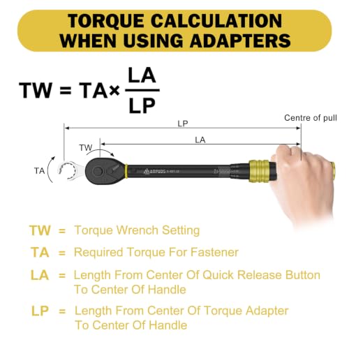 ANPUDS Side-Open Torque Adapter Set SAE for HVAC & Tight Spaces, 3/8" Drive | 5/16" to 7/8", 12pcs, Chrome Molybdenum Steel, 12-Point Torque Wrench Extension for HVAC, Automotive, Brake & Fuel Lines