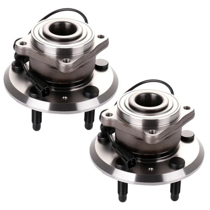 ECCPP 2-Piece 512440 Rear Wheel Hub Bearing for Chevrolet Equinox 2010-2017 | for GMC Terrain 2010-2017 5 lugs w/ABS Sensor Pre-Greased Sealed - size: 512440*2