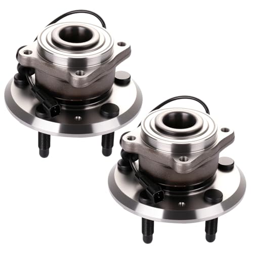 ECCPP 2-Piece 512440 Rear Wheel Hub Bearing for Chevrolet Equinox 2010-2017 | for GMC Terrain 2010-2017 5 lugs w/ABS Sensor Pre-Greased Sealed - size: 512440*2
