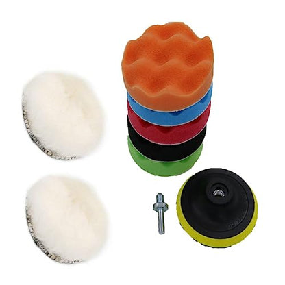 18pcs Car Detailing Kit Polishing Pads Buffing Wheel for Car Wax Bars and Paint Finishing