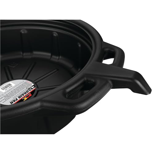 Performance Tool W4071 Black Oil Drain Pan (4.5 gallon) - style: 4.5 Gallon Plastic Oil Drain Pan