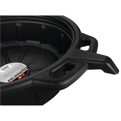 Performance Tool W4071 Black Oil Drain Pan (4.5 gallon) - style: 4.5 Gallon Plastic Oil Drain Pan
