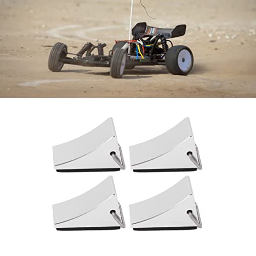 Alomejor RC Wheel Chock,Non-Slip Aluminum Alloy Compact Set RC Accessories for Racing Storage Garage Maintenance Enthusiasts Professionals