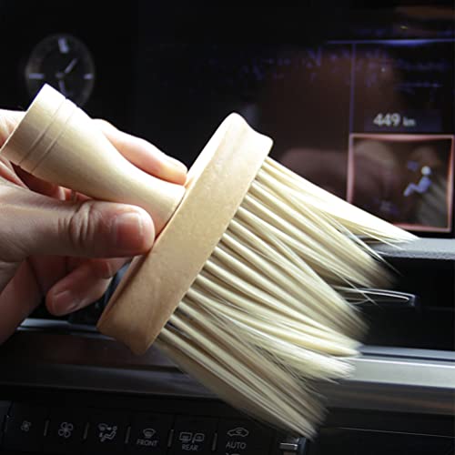 FAVOMOTO 2pcs Car Air Vent Cleaner Brush Ergonomic Interior Detailing Tool Soft Bristles for Efficient Car Cleaning Compact Design for Easy Storage and Use