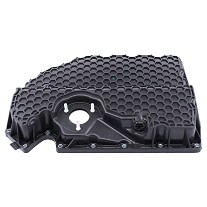 NewYall Lower Engine Oil Pan with Gasket 1.8L/2.0L | for Audi A3/S3 15-19, TT 16-17, Volkswagen Golf/Golf R/Golf SportWagen 15-18, Golf Alltrack 17-19, GTI 15-17