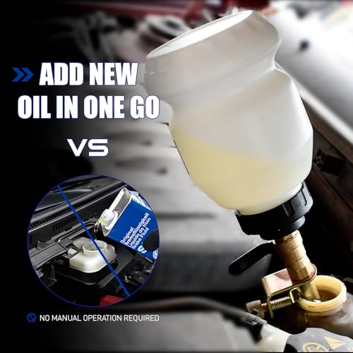 4L Vacuum Brake Bleeder Kit One Person, Brake Fluid Extractor Pump | Pneumatic Oil Changer Vacuum Fluid Extractor, Automotive Fluids Vacuum Evacuation - size: 4 L Pnuematic Brake Bleeder Kit