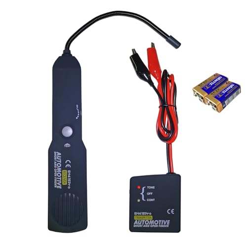 Automotive Short & Open Finder Electrical Circuit Tester Cable Wire Breaker Tracker Generator Circuit Finder Detector Tone Generator Circuit Fault Finder DC 6-42V Car Diagnostic Probe Tool