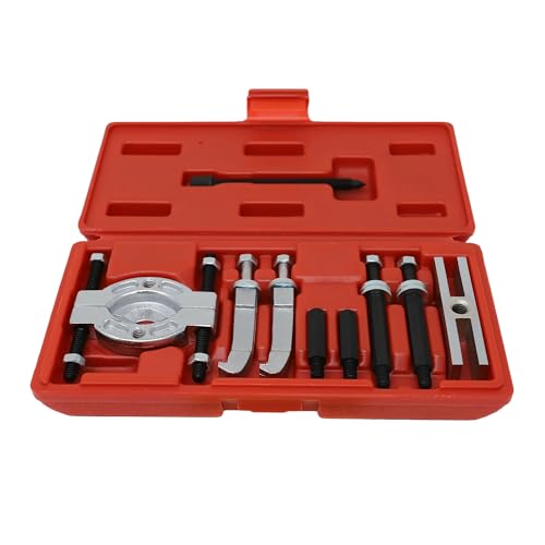 CTA Tools 3035 Bearing Separator and Puller Set – Compact Gear and Pulley Removal Kit with Yoke, Extensions, and Wiper Arm Puller – Includes Blow-Molded Case