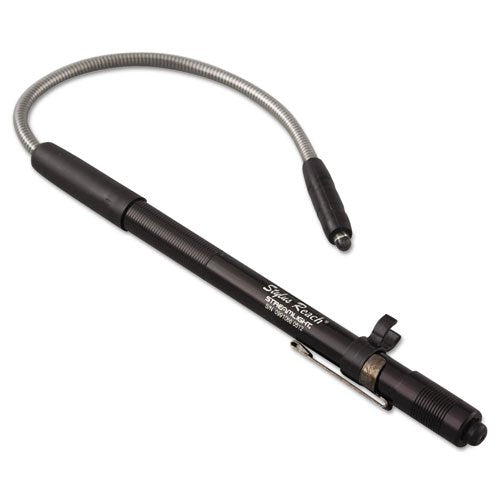 Streamlight 65618 Stylus Reach 11-Lumen White LED Pen Light for Mechanics, Inspectors, and Technicians with Flexible 7-Inch Extension Cable and 3 AAAA Alkaline Batteries, Black - color: Black