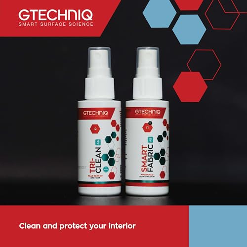 Gtechniq Smart Sample Car Care Kit (10-Piece) 1.69 fl oz Bottles | Gift Set with Shampoo, Detailer, All-Purpose Cleaner, Glass Polish, Water Spot Remover & More in Presentation Gift Box