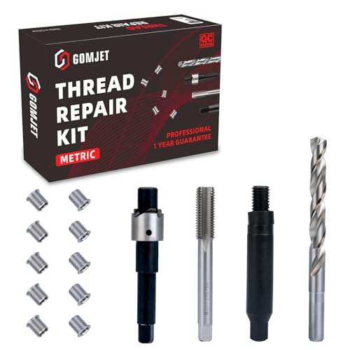 M10X1.5 Metric Thread Repair Kit, with M10X1.5X14MM Stainless Steel Insert Qty 10 - size: M10x1.5x14mm