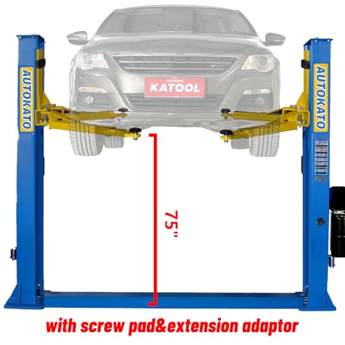 KATOOL 11000lbs 4.0HP 2 Post Lift Car Lift for Home/Shop/Garage Two Post Lift 2 Post Car Lift Auto Lift Automotive Lift (11000lbs Lift)