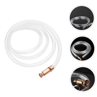 Siphon Hose Transfer Pump Siphon Tube for Oil and Water Multi-purpose Manual Fluid Extractor Buckle for Easy Use