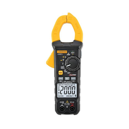 Digital Clamp Meter Multimeter 2000 Counts Voltage Tester with Auto-Range, AC/DC Voltage, AC Current, Resistance, Continuity Diode, Live Wire Test, NCV, True RMS clamp Meter AC Current Meter LD201+ - style: LD201+ 2000 Counts AC Current