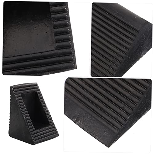 COLLBATH Wheel Chock Set Stoppers Non-Slip Stopper Car Chocks for Rv Truck